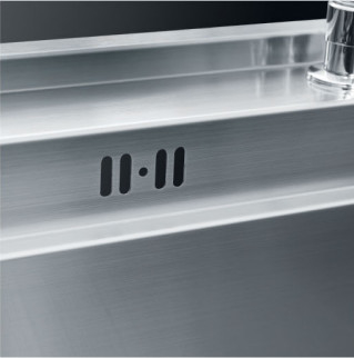 Coloriage argenté évier commercial en acier inoxydable évier de cuisine de luxe