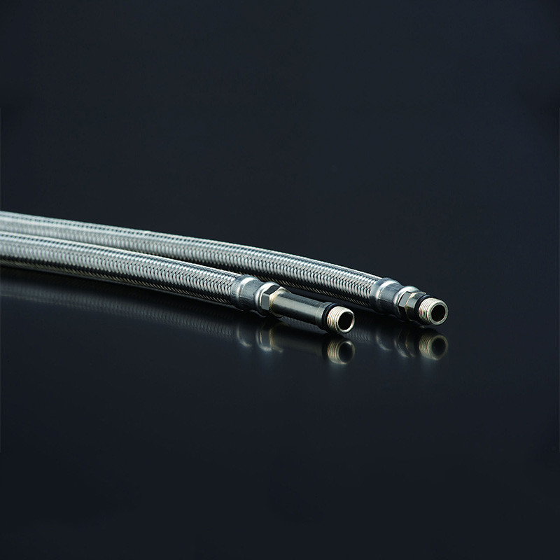 tuyaux souples en acier inoxydable métalliques tressés tuyaux de robinet d'évier féminin à féminin féminin à masculin