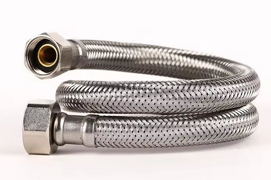 tuyaux souples en acier inoxydable métalliques tressés tuyaux de robinet d'évier féminin à féminin féminin à masculin