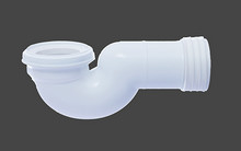 Plastique 110mm WC Pan Connecteur de tuyau d'eau de toilette 4in WC connecteur de tuyau