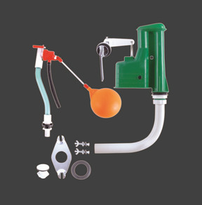 Mecanisme de cisterne de toilette à haute fuite de type siphon en plastique de 290 mm