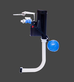 Mecanisme de rinçage de la citerne de toilette en plastique caché de type traction 280 mm