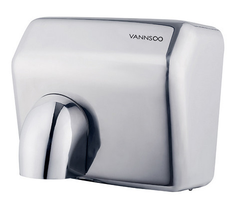 Séchoir à mains commercial pour toilettes à paroi 60HZ SS Séchoir à mains électrique pour salle de bain