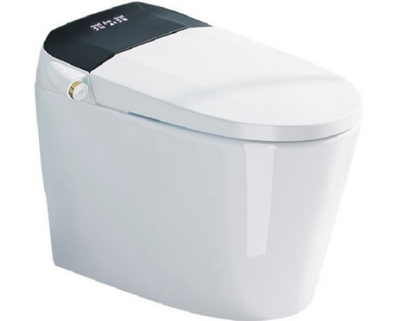 670 x 400 x 500 mm Toilette intelligente suspendue par mur Toilette intelligente siphonique montée sur le mur