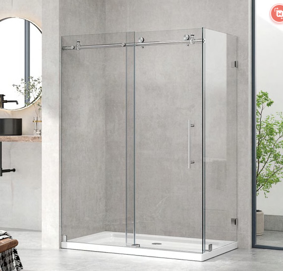 52 X 36 X 79 pouces 10 mm Casque de douche en verre sur mesure 900 Casque de douche quadrant