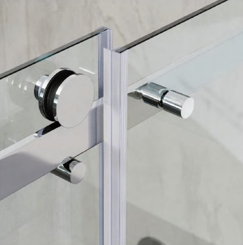 52 X 36 X 79 pouces 10 mm Casque de douche en verre sur mesure 900 Casque de douche quadrant