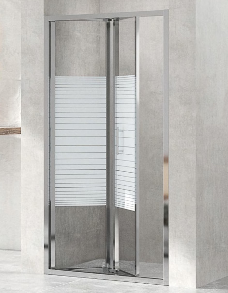 900 mm Cubicules de douche cristallines porte coulissante pliante 900 x 900 salle de douche