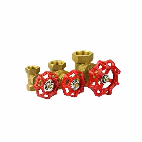 Ventilateurs de porte en laiton forgé roue à main 1/2 en - 2 en fil féminin couper les vannes