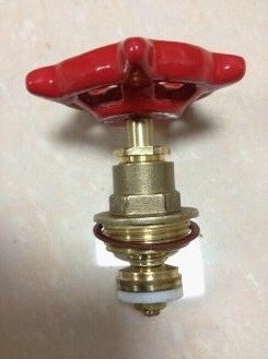 Ventilateurs de porte en laiton forgé roue à main 1/2 en - 2 en fil féminin couper les vannes