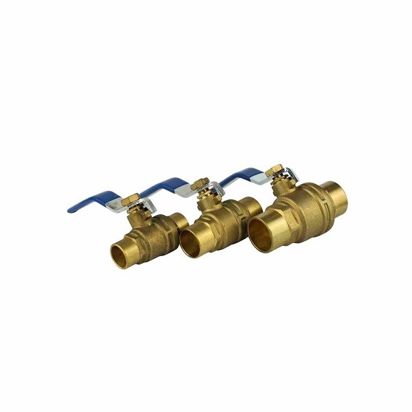 Valves à billes en laiton forgé CW617N 1/2 pouce à 4 pouces