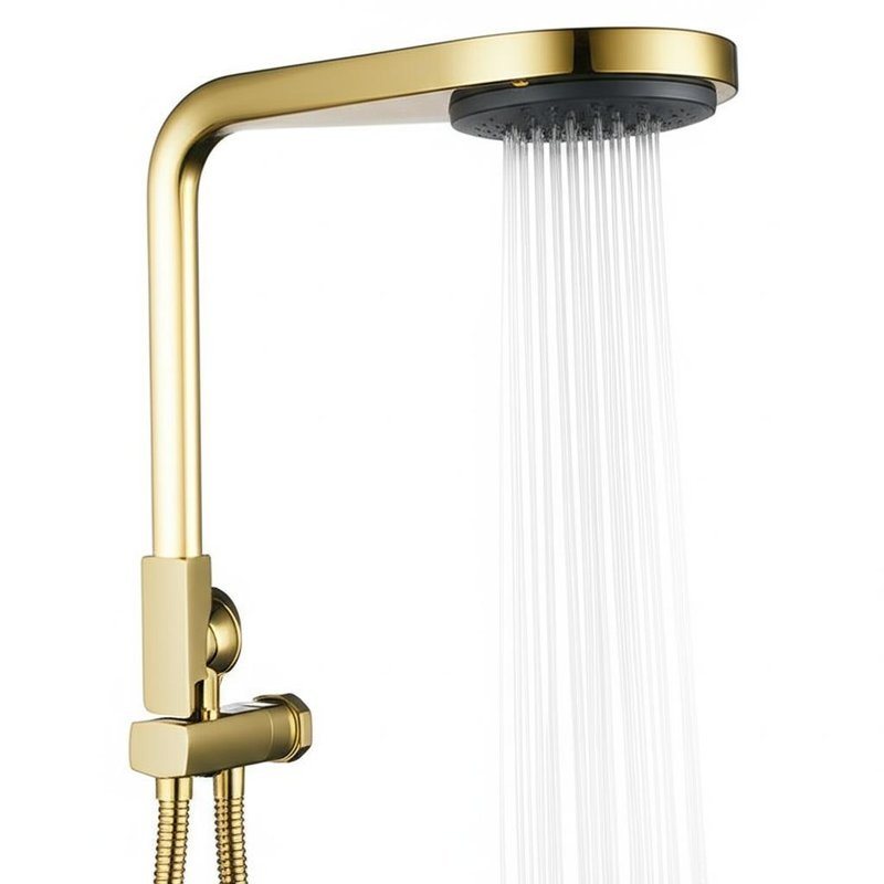 Système d'hydrothérapie à jet de 8 corps avec fixation en laiton de combo de pluie