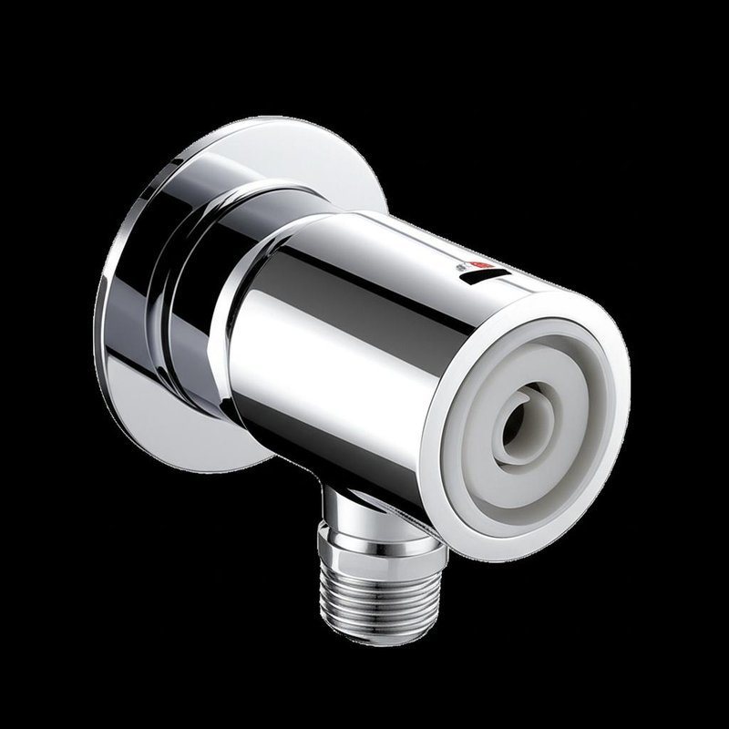 Coupe de douche à bar à glissière en cuivre Mixeur réglable avec tuyau flexible en acier inoxydable